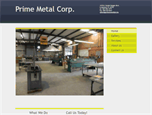 Tablet Screenshot of primemetalfab.biz